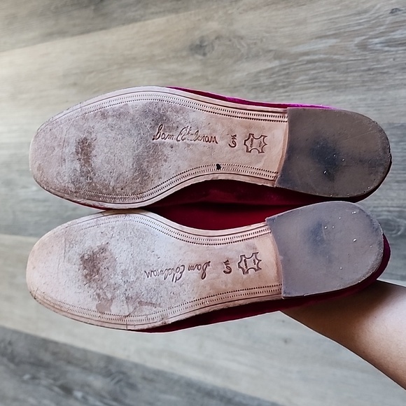 Sam Edelman Raspberry Velvet Loafers - Picture 9 of 12